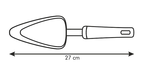 TESCOMA Delicia 27 cm biała - łopatka do ciasta nylonowa