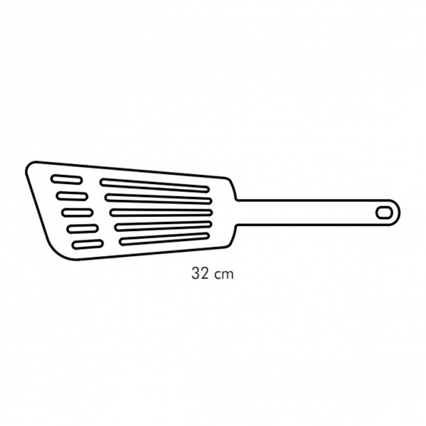 Łopatka kuchenna do omletów ażurowa nylonowa TESCOMA SPACE TONE ŻÓŁTA 31 cm