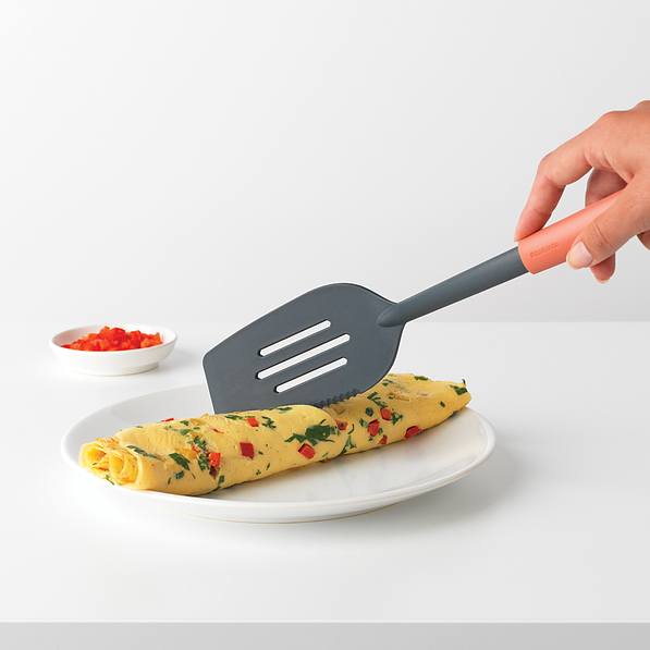 BRABANTIA Tasty Plus różowa 34,8 cm - łopatka kuchenna nylonowa