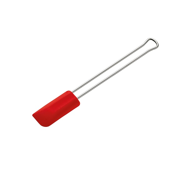 KUCHENPROFI Teigschaber 20 cm czerwona - łopatka kuchenna silikonowa