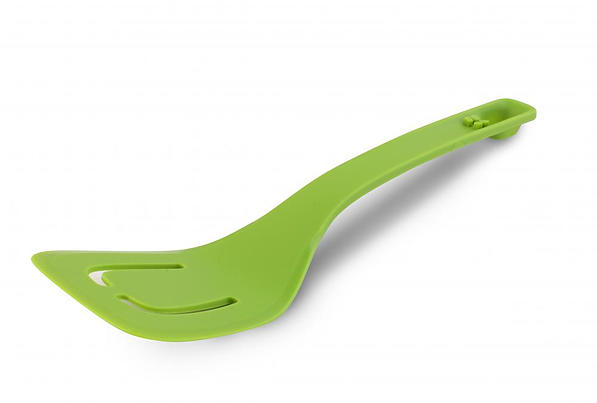 VIALLI DESIGN Colori Tasty zielona 32 cm - łopatka kuchenna ażurowa nylonowa