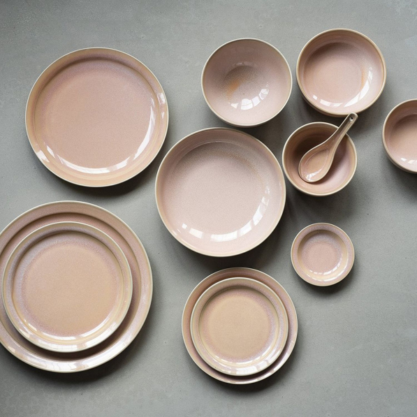 LOVERAMICS Er-go! Rose 23 cm - talerz obiadowy płytki porcelanowy