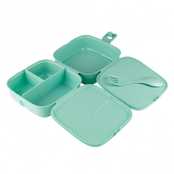 Lunch box / Śniadaniówka plastikowa FLORINA MERMAID 15 x 15,5 cm
