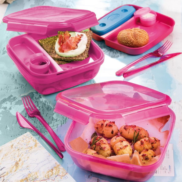 Lunch box / Śniadaniówka plastikowa z wkładem chłodzącym SNIPS ENERGY 1,5 l
