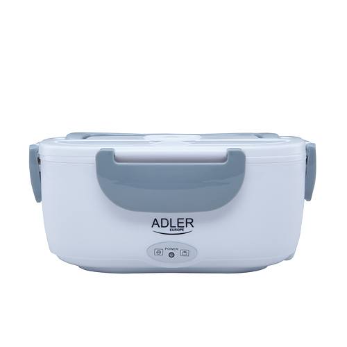 ADLER Heating 1,1 l szary - lunch box plastikowy elektryczny z łyżeczką