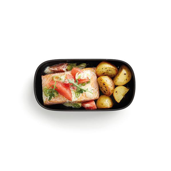 LEKUE To Go Limited 1 l turkusowo-czarny - lunch box dwukomorowy plastikowy 