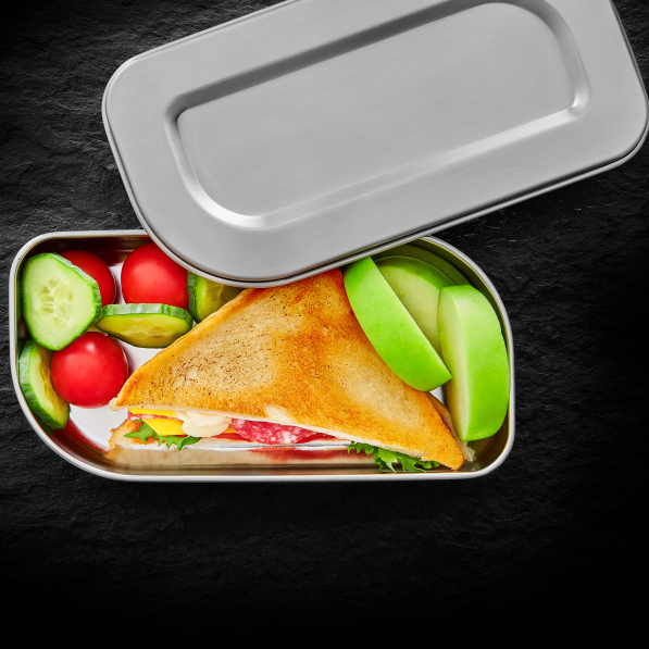 LURCH 0,6 l - lunch box / śniadaniówka ze stali nierdzewnej