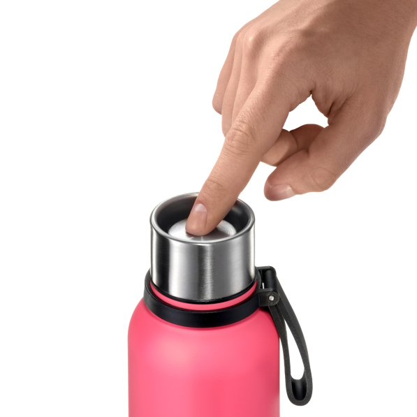 LURCH 0,75 l różowa - butelka termiczna ze stali nierdzewnej