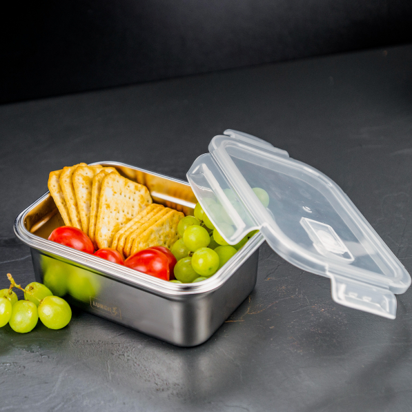 LURCH Safety 0,8 l - lunch box ze stali nierdzewnej