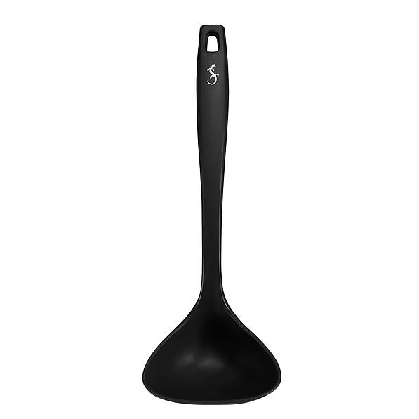 LURCH Smart Tools 28 cm czarna - chochla / łyżka wazowa nylonowa