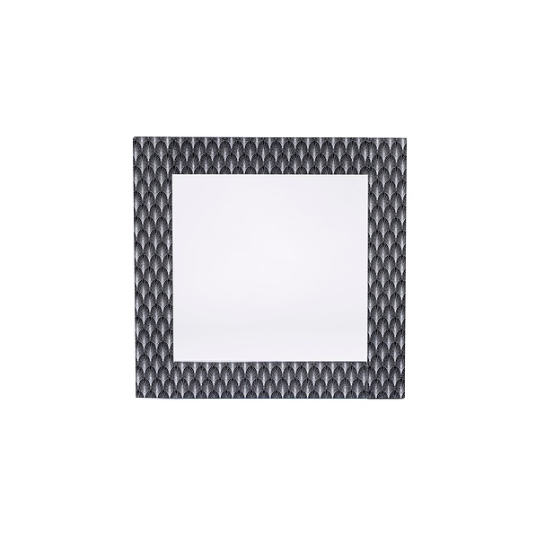 Lustro dekoracyjne DUO FOXI SQUARE CZARNE 50 x 50 cm