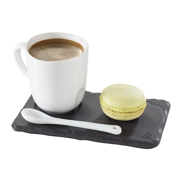 REVOL Froisses biała – łyżeczka do herbaty i kawy porcelanowa