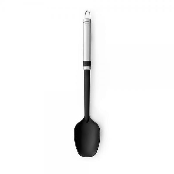 BRABANTIA Profile Line Non Stick 35,3 cm czarna - łyżka kuchenna nylonowa