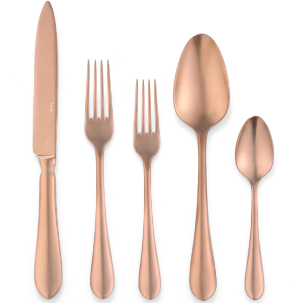 VERLO Destello Copper 21 cm - łyżka stołowa ze stali nierdzewnej