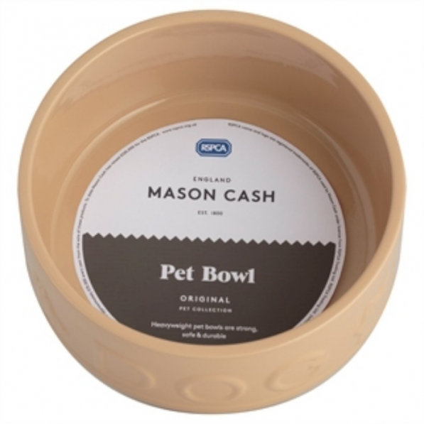 MASON CASH PetWare Dog 25 cm beżowa - miska dla psa kamionkowa