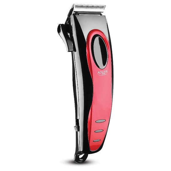 ADLER Barbershop czerwona - maszynka do strzyżenia włosów