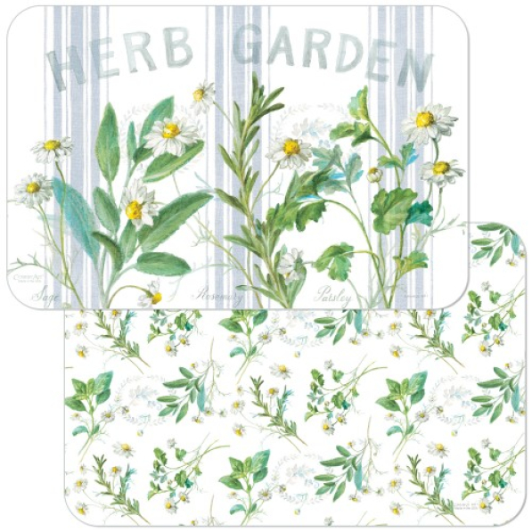 Mata stołowa / Podkładka na stół plastikowa dwustronna CALA HOME HERBS 43 x 28,5 cm