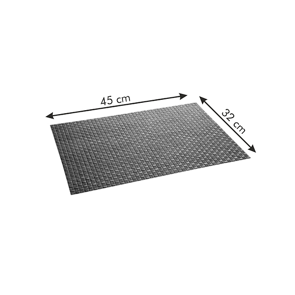 TESCOMA Flair Rustic 45 x 32 cm czarna - mata stołowa / podkładka na stół plastikowa