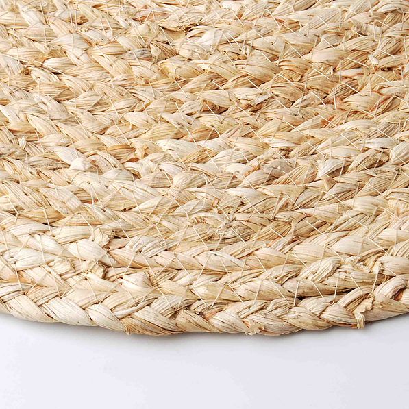 Mata stołowa / Podkładka na stół z liści kukurydzy CORN BEŻOWA 40 cm