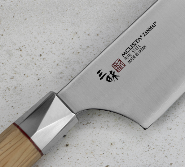 MCUSTA Zanmai Beyond Aogami Super 18 cm - nóż japoński Santoku ze stali węglowej