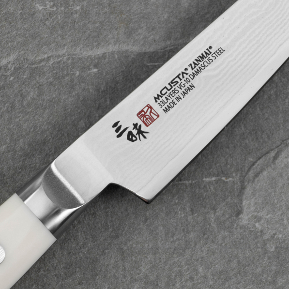 MCUSTA Zanmai Classic Damascus Corian 11 cm - japoński nóż kuchenny ze stali damasceńskiej