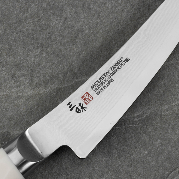 MCUSTA Zanmai Classic Damascus Corian 16,5 cm - japoński nóż do filetowania ryb ze stali damasceńskiej