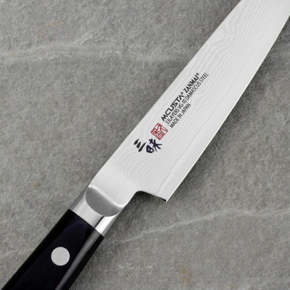 MCUSTA Zanmai Classic Damascus Pakka 11 cm - japoński nóż kuchenny ze stali damasceńskiej