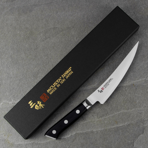 MCUSTA Zanmai Classic Damascus Pakka 16,5 cm - japoński nóż do filetowania ryb ze stali damasceńskiej