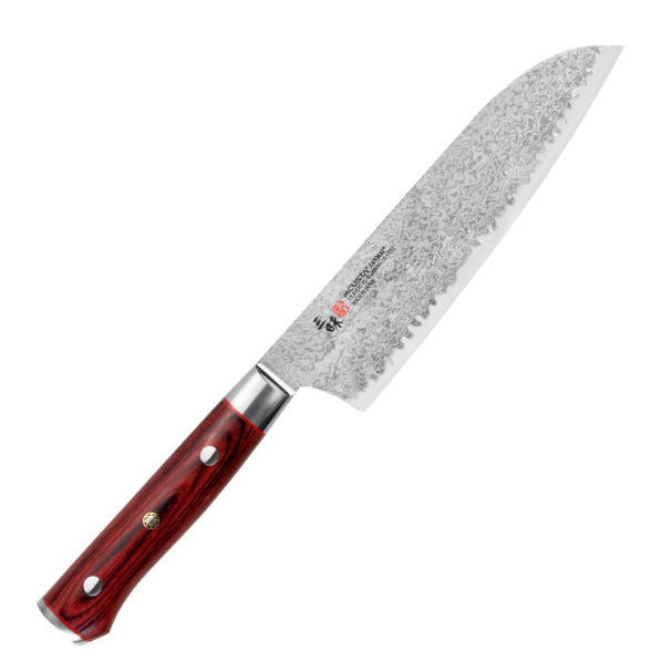 MCUSTA Zanmai Pro Flame 18 cm - nóż japoński Santoku ze stali nierdzewnej 