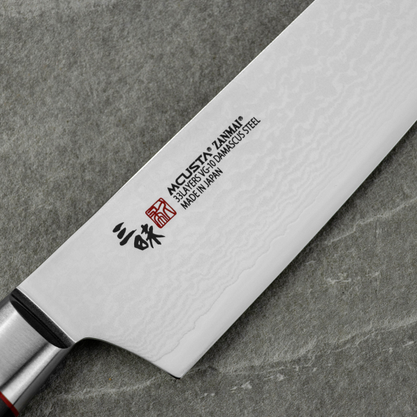 MCUSTA Zanmai Pro Zebra 18 cm - japoński nóż szefa kuchni ze stali nierdzewnej