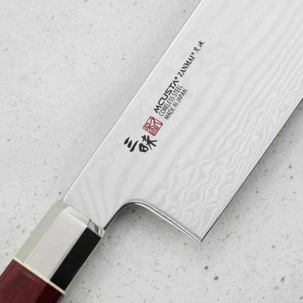 MCUSTA Zanmai Ultimate Aranami 16,5 cm - nóż japoński Nakiri do warzyw ze stali nierdzewnej
