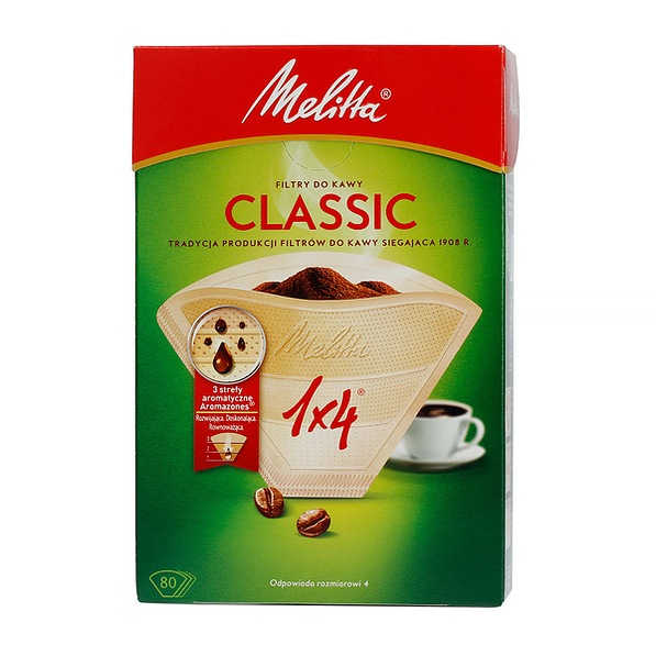 MELITTA Classic 1x4 80 szt. - filtry do kawy papierowe