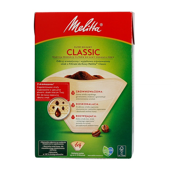 MELITTA Classic 1x4 80 szt. - filtry do kawy papierowe