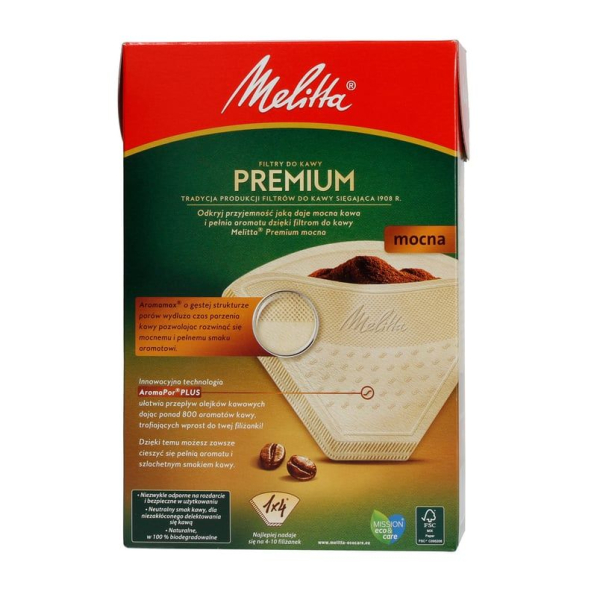 MELITTA Premium 1x4 80 szt. - filtry do kawy papierowe