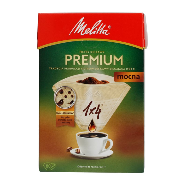 MELITTA Premium 1x4 80 szt. - filtry do kawy papierowe