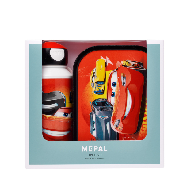 MEPAL Campus Cars - lunch box / śniadaniówka z bidonem