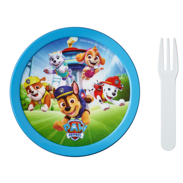 MEPAL Campus Paw Patrol Pups - pojemnik na owoce z widelcem