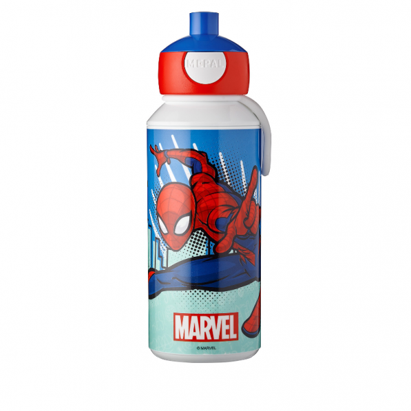 MEPAL Campus pop-up Spiderman 0,4 l niebieski - bidon plastikowy