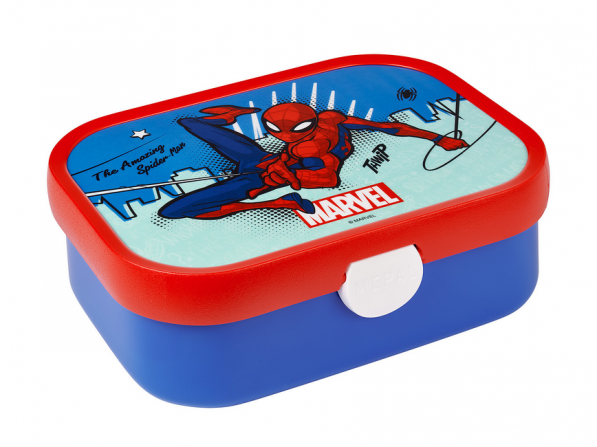 MEPAL Campus Spiderman 0,75 l niebieska - lunch box / śniadaniówka plastikowa