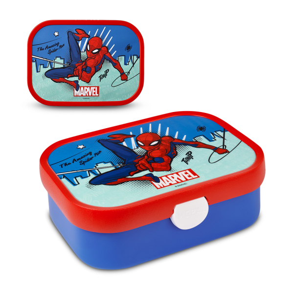 MEPAL Campus Spiderman 0,75 l niebieska - lunch box / śniadaniówka plastikowa