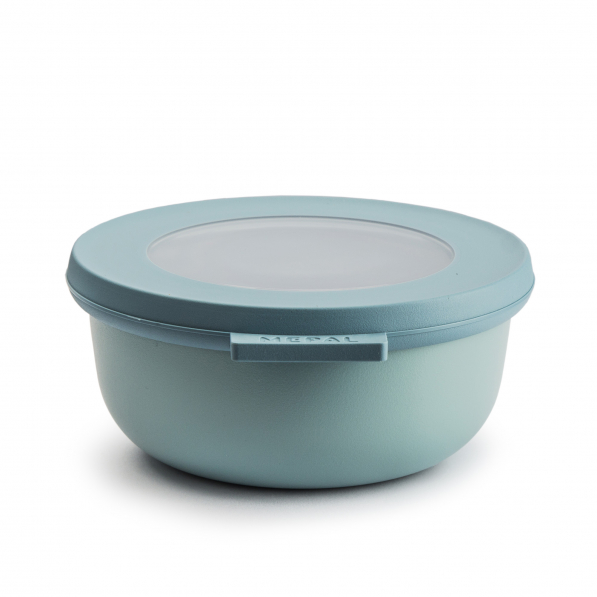 MEPAL Cirqula Nordic Green 0,35 l turkusowa - miska kuchenna plastikowa z pokrywką