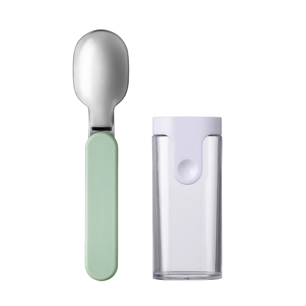 MEPAL Ellipse Nordic Sage 14,5 cm - łyżka składana ze stali nierdzewnej