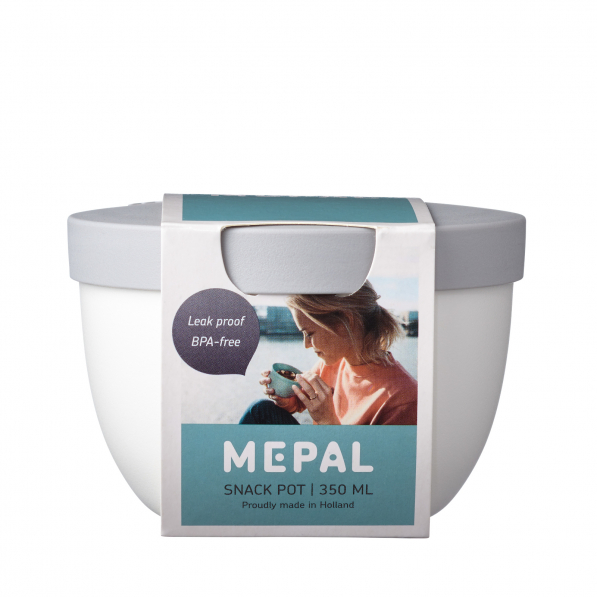 MEPAL Ellipse Snack Pot Nordic White 0,35 l biały - lunch box plastikowy
