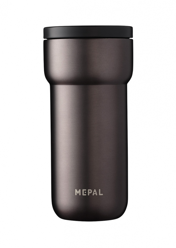 MEPAL Ellipse Titanium 375ml czarny - kubek termiczny ze stali nierdzewnej