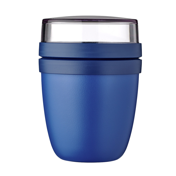 MEPAL Ellipse Vivid Blue 0,42 l - lunch box / śniadaniówka plastikowa dwukomorowa