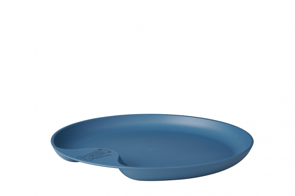 MEPAL Mio Deep Blue 22 cm granatowy - talerzyk obiadowy dla dzieci płytki plastikowy