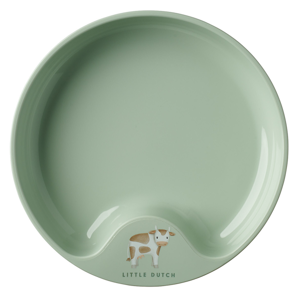 MEPAL Mio Little Farm 17,6 cm - talerzyk do karmienia dla dzieci płytki