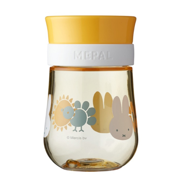 MEPAL Mio Miffy Explore 300 ml żółty - kubek do nauki picia dla dzieci plastikowy