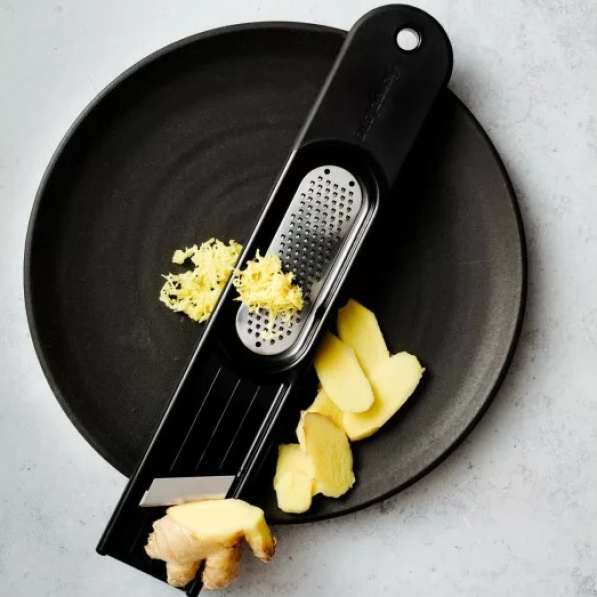 MICROPLANE Specialty 31 cm - tarka kuchenna ręczna do imbiru ze stali nierdzewnej