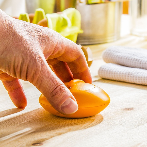 Minutnik kuchenny plastikowy SPODEK POMARAŃCZOWY